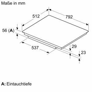 NEFF T58PTF1L0, N 90, Induktionskochfeld, 80 cm, Schwarz, flächenbündig  (integriert), - Hausgeräte und Elektrogeräte | Elektrohaus Zimmerly