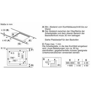 NEFF T58PTF1L0, N 90, Induktionskochfeld, 80 cm, Schwarz, flächenbündig  (integriert), - Hausgeräte und Elektrogeräte | Elektrohaus Zimmerly