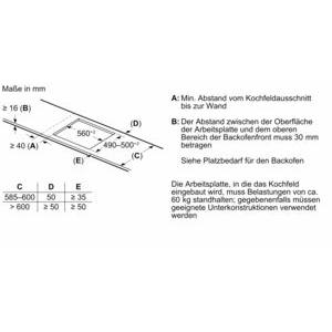 NEFF Induktionskochfeld, aufliegend, Mit Hausgeräte N | Schwarz, cm, Zimmerly 90, T56STF1L0, Rahmen 60 - und Elektrohaus Elektrogeräte