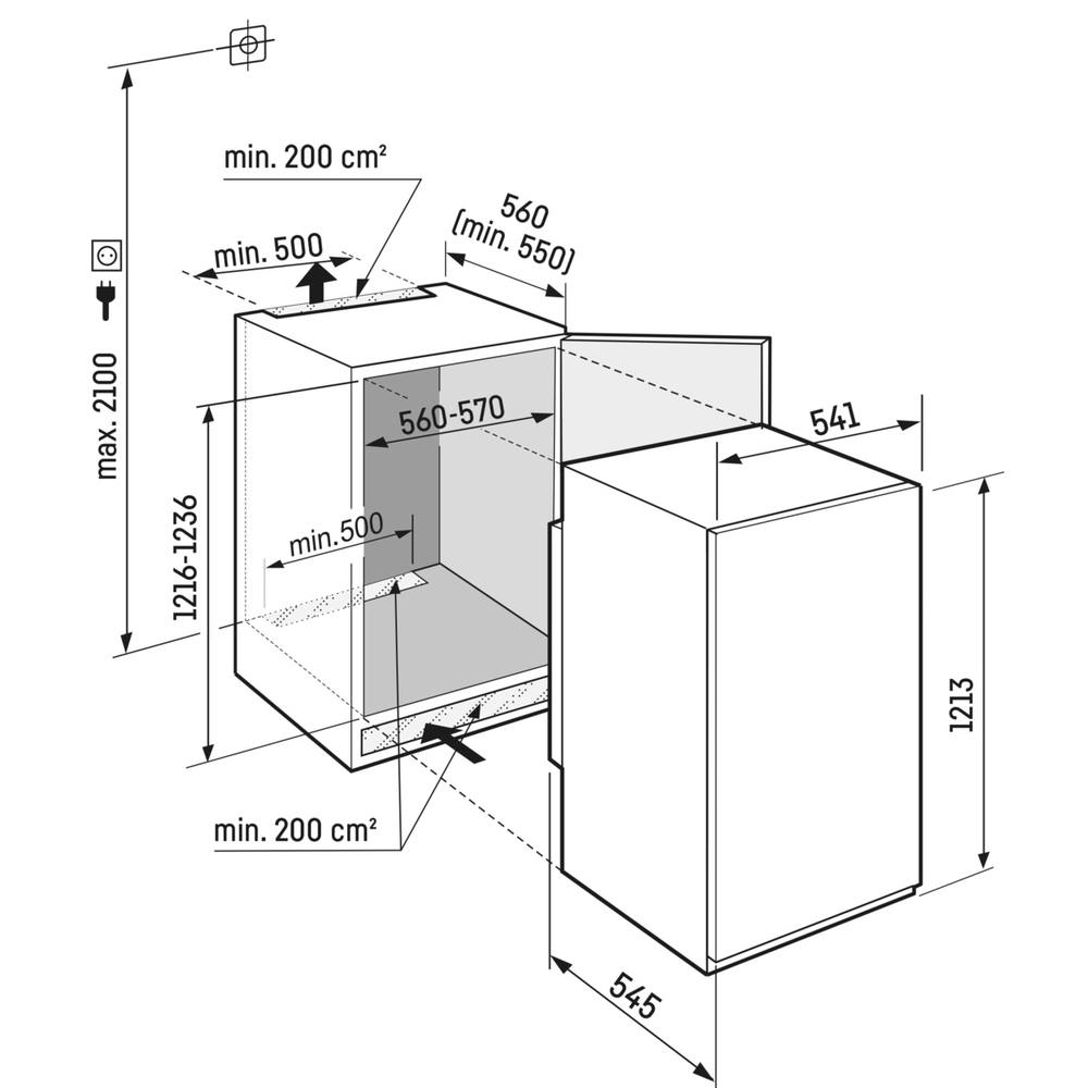 LIEBHERR IRBSe 4120-20 Integrierbarer Kühlschrank mit BioFresh - Hausgeräte  und Elektrogeräte | Elektrohaus Zimmerly