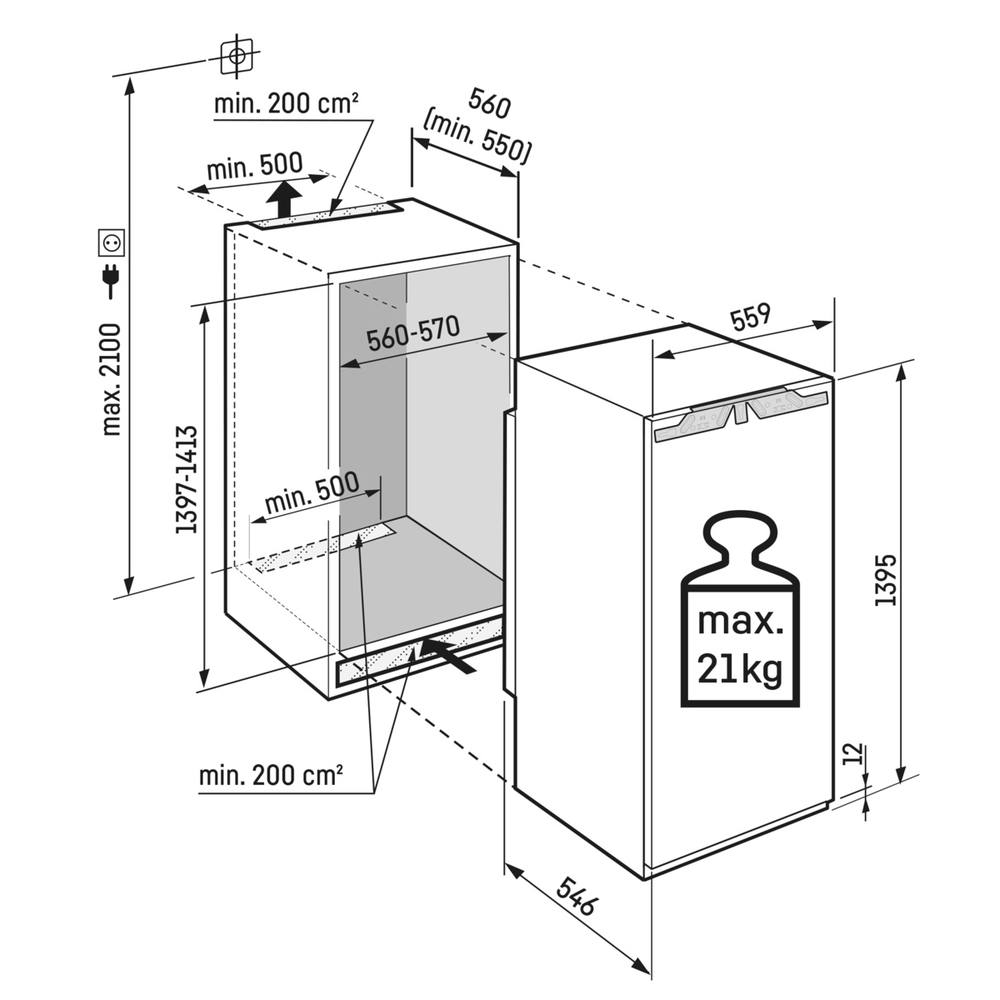LIEBHERR IRBd 4521-20 Integrierbarer Kühlschrank mit BioFresh - Hausgeräte  und Elektrogeräte | Elektrohaus Zimmerly